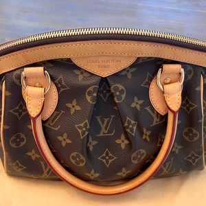 💎✨Authentic✨💎 Louis Vuitton Tivoli PM Handbag Leather Monogram Tote M40143